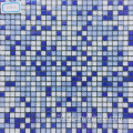 Blaue Farbe Glas Mosaik